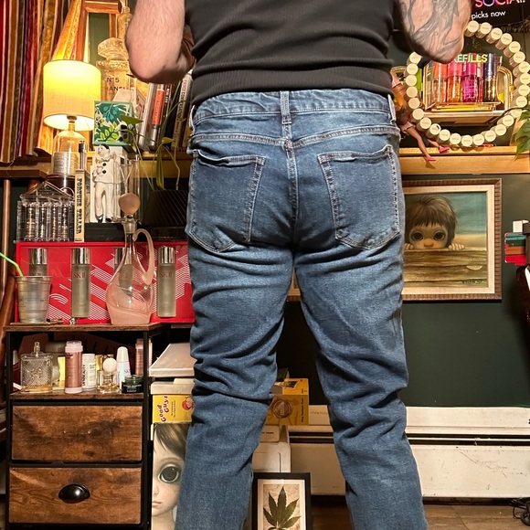 Elwood Size 32 Men's Blue Jeans - Picture 3 of 11